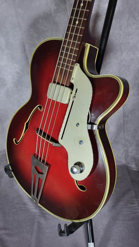 Vintage East German Long Scale Acoustic Jazz Bass – Big Fat 70s Tone! image 1
