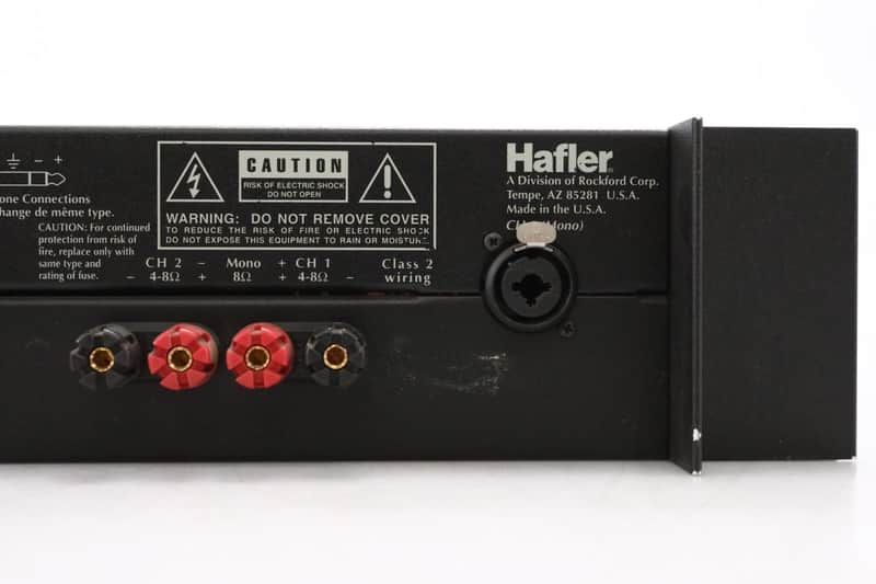 Hafler P1500 Trans Nova 170 Watt Power Amplifier w/ Cable Dennis