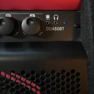 ddrum DDA50 BT 50-Watt 1x10" Bluetooth Electronic Percussion Amp 2010s - Black / Red image 3
