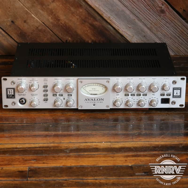 Avalon VT-737sp Tube Channel Strip 2010s - Silver image 1
