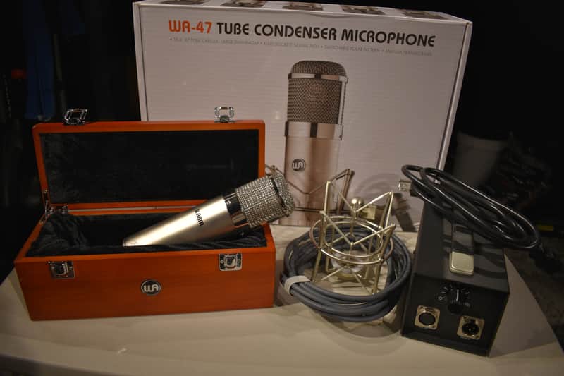 Warm Audio WA-47 Large Diaphragm Multipattern Tube Condenser Microphone 2018 - Present - Nickel image 1