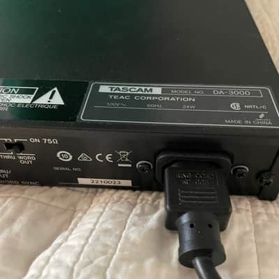TASCAM DA-3000 Master Recorder 2013 - Present - Black image 6