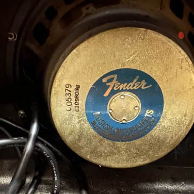 Fender Deluxe Reverb with original cover 1963 - 1967 Black Panel image 10