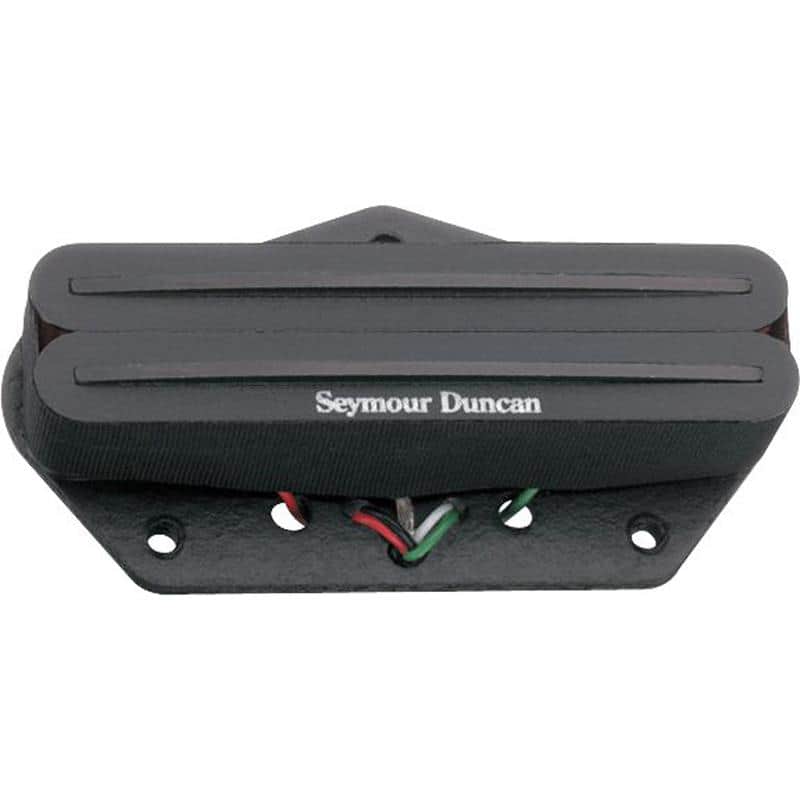 Seymour Duncan STHR-1b Hot Rails Bridge Tele Single Coil Pickup - Black image 1
