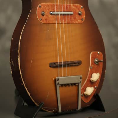 early 1950's Kay K-125 thru-neck image 10