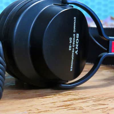 Vintage Sony DR-S3 Dynamic Stereo Headphones Made in Japan image 2