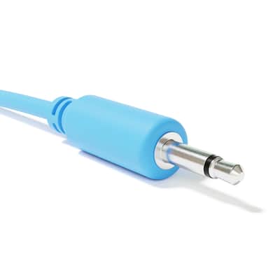ExcelValley [Blue | 200 cm - 78.74"] 5-Pack - Mono Modular Patch Cables Eurorack Synthesizer image 3