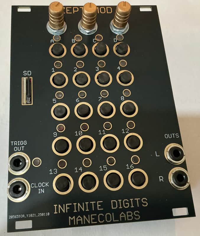 Maneco Labs Zeptomod Eurorack Sample Player module image 1