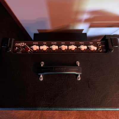 Laney CUB12R 15-Watt 1x12" Tube Guitar Combo Amp with Reverb 2010s - Black image 2