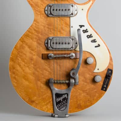 Bigsby  Standard Semi-Hollow Body Electric Guitar (1958), ser. #91558, original black hard shell case. image 3