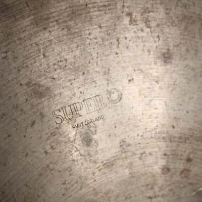 Vintage 1950's Paiste SUPER 20"  Ride Cymbal 1722g  🔊 Sound Clip image 4