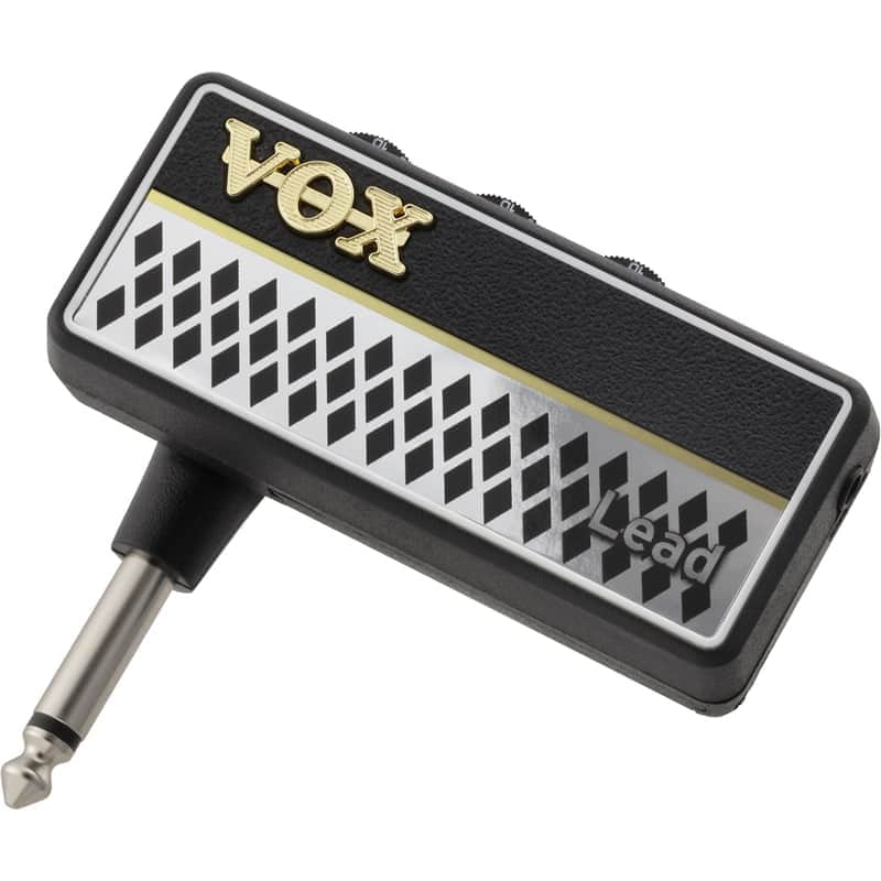 Vox amPlug 2 Lead Battery-Powered Guitar Headphone Amplifier 2017 - Present - Black / Chrome image 1