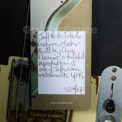 Fender Custom Shop Jeff Beck Esquire Relic 2006 (COD 2107UG) image 11