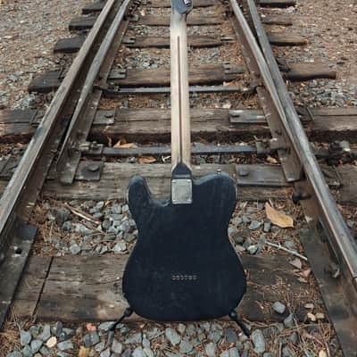 2015 Palir Gator | Hand-Carved Gator Top | Black Nitro | Boutique USA Tele Style image 8
