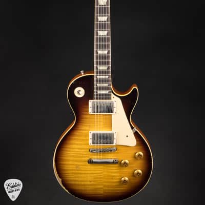 2021 - Gibson Custom Shop Made 2 Measure Murphy Lab '59 Les Paul Standard Murphy Painted Ultra Heavy Aged Kindred Burst image 3