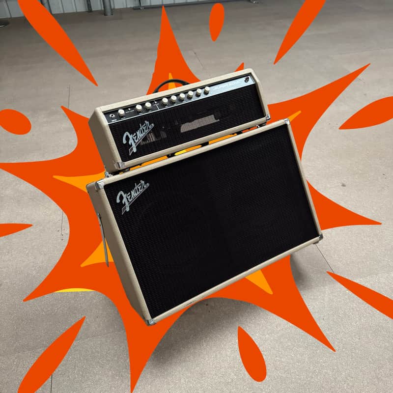 Fender Super-Sonic Head 60-Watt Guitar Amp Head & Cab image 1