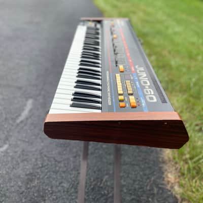 Roland Juno-60 61-Key Polyphonic Synthesizer 1982 - 1984 - Black image 3