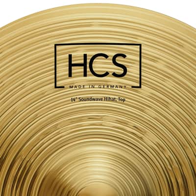 Meinl HCS14SWH HCS Soundwave HiHat 14" - Ride Cymbal image 8