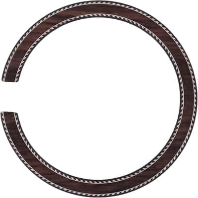 Guitar Sound Hole Rosettes Acoustic Guitar,Dyed Wood Veneers Thin Rosewood Soundhole Rosette Decoration for Classical Guitar Ukulele,Requires Glue to Stick image 1