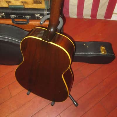 1983 Epiphone FT-45 Cortez Sunburst EARLY Fat Neck w/ Nice Hard Case image 5