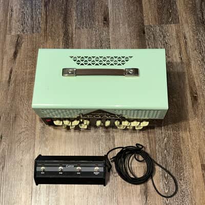 Carvin Legacy 3 Model VL300 Steve Vai Signature 3-Channel 100-Watt Guitar TUBE Amp Head 2012 - 2017 RARE VAI GREEN/TEAL/SEA FOAM Green Top image 2