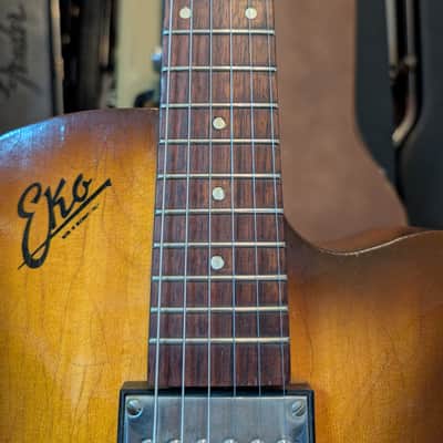 1960s Eko Model 100 Hot Rod Electric Guitar Vintage 3-Pickup Hollow Body Archtop Conversion image 17