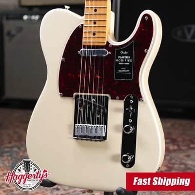 Fender Player II Modified Telecaster Electric Guitar - Olympic Pearl with Gig Bag