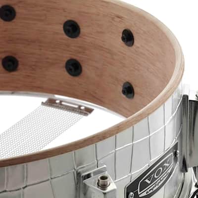 Vox Telstar 4-Piece Drum Kit (Silver Croco) 2000s - Silver Croco image 3