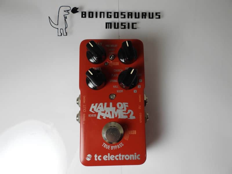 TC Electronics Hall of Fame 2 HOF Reverb Effects Pedal Full Size Free USA Ship image 1