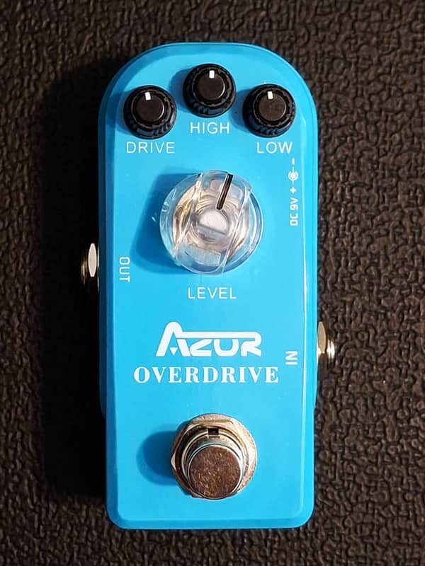 Azor : Overdrive, classic overdrive mini pedal, with 2 band | Reverb