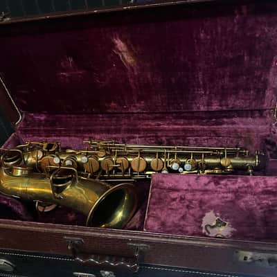 Indiana Band Inst CO. Elkhart IND Alto Saxophone Low Pitch A / 7498 image 3