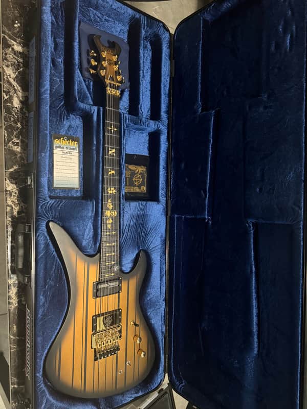 Schecter Synyster Custom-S (Goldburst) W/ OHSC image 1
