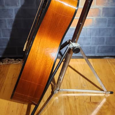 Amazing Hand Crafted Steel-String Acoustic Guitar Tobacco Burst 12 Fret Cutaway-Ebony Board-Spruce Top-Mahogany Back & Sides image 13