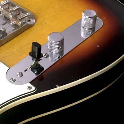 LEFTY! TL62 Vintage Custom Relic USA Double Bound Aged Sunburst Left Tele Guitar Kuwabara 7.7 lb HSC image 7