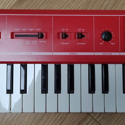 Casio Casiotone MT-11 Keyboard 1980s - Red image 2