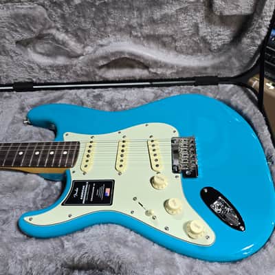 Fender American Professional II Stratocaster LH - Miami Blue w/Rosewood FB & OHSC + PLEK*D #693 image 11