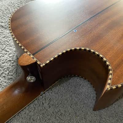 10 String Acoustic Electric Guitar, Solid Red Top Pine Body, Rosewood Fingerboard Neck image 7