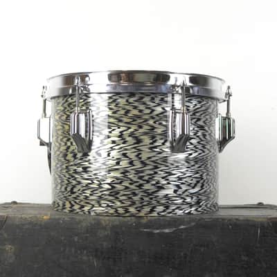 1970s Rogers 6" and 8" Black Onyx Concert Toms image 4