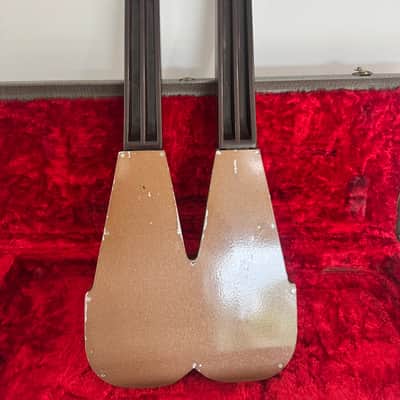 Rickenbacker Double Neck 6, T Logo 1950's - Copper color image 3