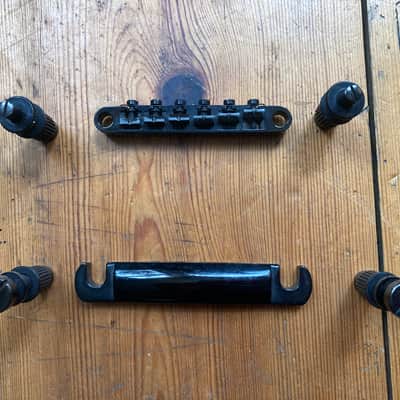 Epiphone Gothic SG Guitar Bridge & Tailpiece 2000s Korea Black B-2 image 3