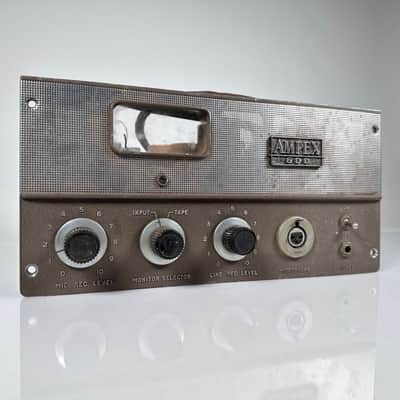 Vintage Ampex 600 Reel-to-Reel Tape Recorder & Tube Preamp