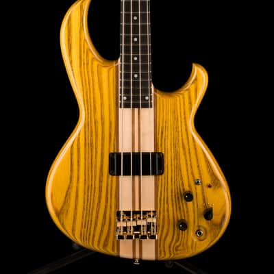Aria Pro II SB-1000 Reissue 4-String Electric Bass Guitar Made in Japan Oak Natural with Gig Bag image 2