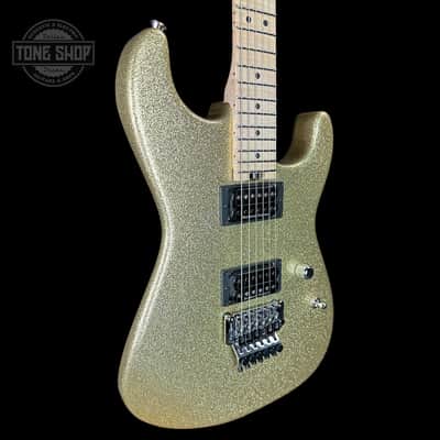 Charvel Custom Shop San Dimas 2H FR Gold Sparkle w/case C17761 image 4