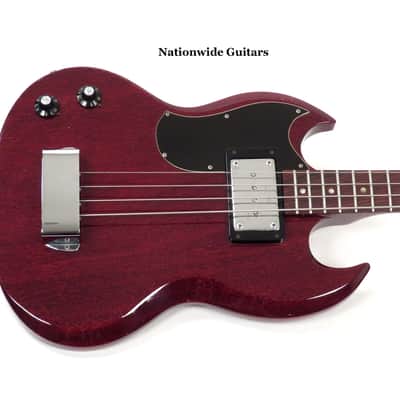 1972 Gibson EB-0 Bass Ultra Rare Left Handed - Cherry Finish - Slot Headstock Lefty Bass image 7
