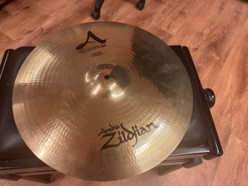 Zildjian 17" A Custom Crash Cymbal 1991 - Present - Brilliant image 1