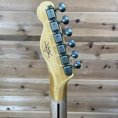 Fender Custom Shop 1954 Telecaster Electric Guitar - Aged Nocaster Blonde image 6