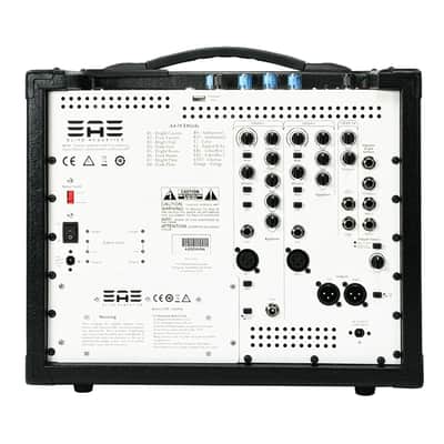 Elite Acoustics EAE A4-58 (Open Box) 120 W Rechargeable Acoustic Amp with Bluetooth and LFP Battery - BLACK image 5