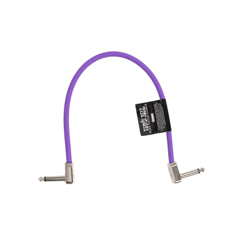 Ernie Ball 6448 Flex Patch Cable Purple 30 Cm image 1