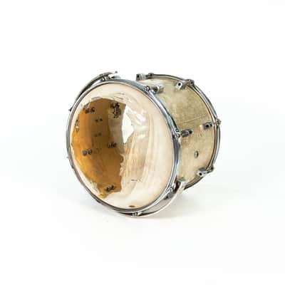 OCDP 14/18/22 Burned Silver Sparkle Drum Kit Owned By Tre Cool Of Green Day image 5