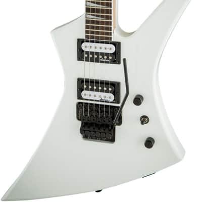 Jackson JS32 KE Kelly Snow White Electric Guitar, Amaranth Fingerboard image 2